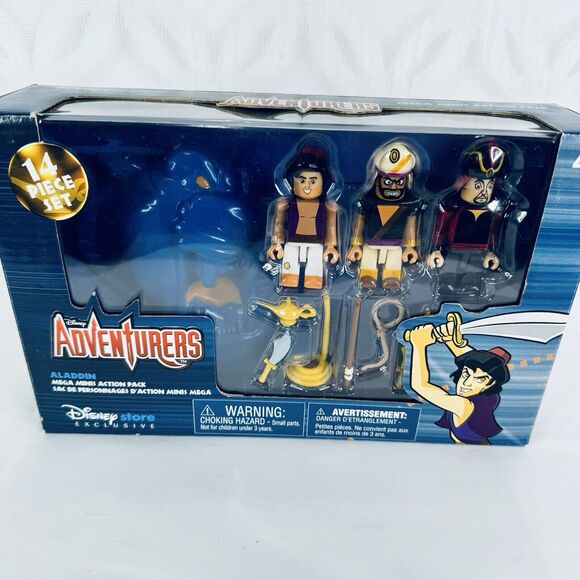 Disney Adventurers Aladdin Mega Minis Action Pack Set Store Jafar Rasoul - Picture 4 of 8
